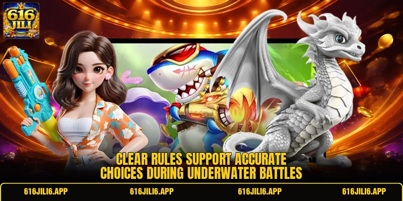 Clear rules support accurate choices during underwater battles