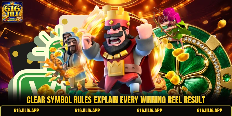 Clear symbol rules explain every winning reel result Clear symbol rules explain every winning reel result