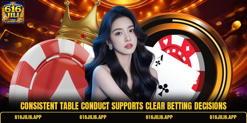 Consistent table conduct supports clear betting decisions