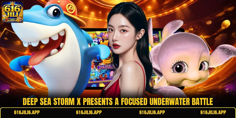 Deep Sea Storm X presents a focused underwater battle