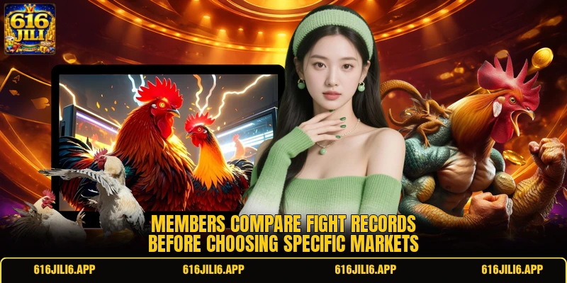 Members compare fight records before choosing specific markets Members compare fight records before choosing specific markets