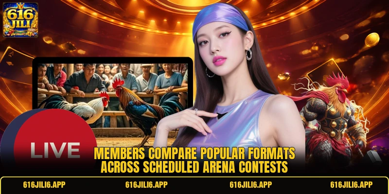 Members compare popular formats across scheduled arena contests
