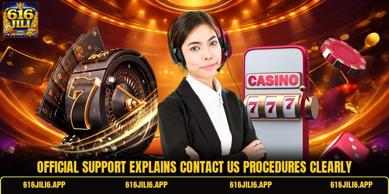 Official support explains contact us procedures clearly