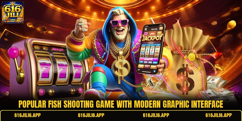 Popular fish shooting game with modern graphic interface