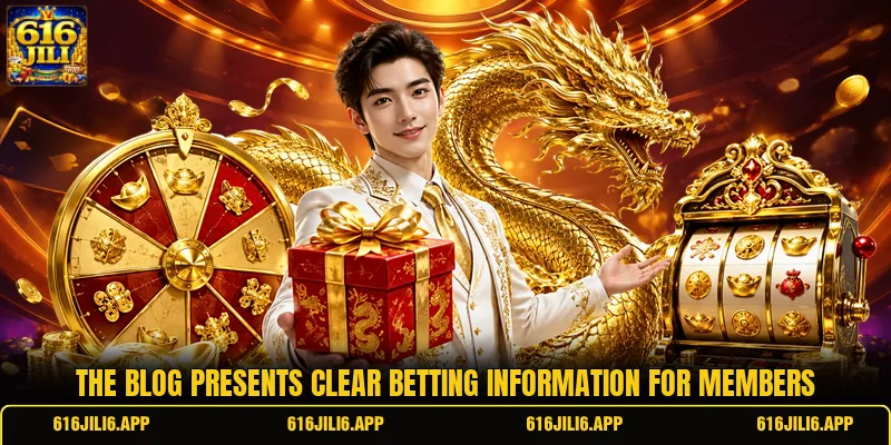The blog presents clear betting information for members The blog presents clear betting information for members